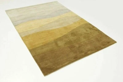 Walvia Moderner Handgetufteter 100% Wolle Weich Vorleger Teppich - Bild 1 von 4