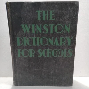 The Winston Dictionary For Schools Vintage 1950 Maps Illustrated - Imagen 1 de 10