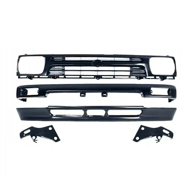Front Grille + Bumper + Valance + Bracket For 1992-1995 Toyota Pickup 2WD 5PCS - Image 1 of 4