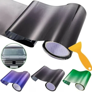 Universal Sun Visor Strip Tint Film Sticker Car Front Windshield UV Shade Banner - Imagen 1 de 20