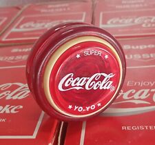 Christmas  Coca Cola Super Russell Spinner Yoyo. Genuine New Old Stock Coke Red.