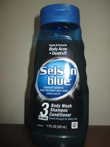 Selsun Blue 3-in-1 Antidandruff Shampoo & Conditioner body wash 11oz 3/2021 - Picture 1 of 1