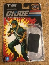 GI JOE 25TH . ANNIVERSARY  COBRA ROCK N ROLL CARD FILE FULL & STAND
