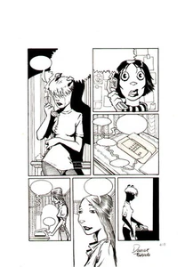 DAVIDE TOFFOLO - Tavola Piera degli spiriti ep. 4 p. 18 (con colore allegato) - Imagen 1 de 2