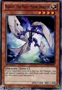 LTGY-EN014 Radius, the Half-Moon Dragon Common 1st Edition Mint Yu-Gi-Oh! Card
