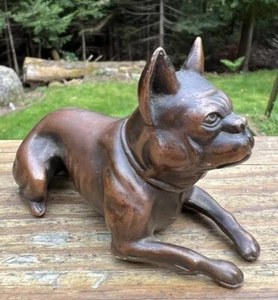 Antique ca1930’s Jennings Brothers JB Bronze Bulldog Figurine Paperweight 1439 - Picture 1 of 13