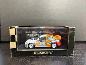 Mini Champs 1:43 Ford Escort WRC 1997 Acropolis Winner C.Sainz #5 - Picture 1 of 5
