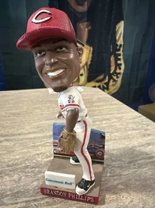 2009 BRANDON PHILLIPS BOBBLEHEAD CINCINNATI REDS #4 Cincinnati Bell - Bild 1 von 7