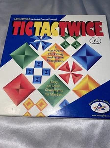 Math Strategy Game: Tic Tac Twice Educational Game - Picture 1 of 1