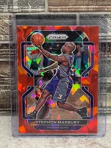 Stephen Marbury ~ 2021-22 Panini Prizm #277 Red Ice Prizm PWE - Imagen 1 de 2