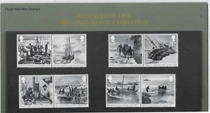 GRAN BRETAÑA 2016 SHACKLETON, PAQUETE DE PRESENTACIÓN DE RESISTENCIA SIN MONTAR COMO NUEVO, MNH - Imagen 1 de 1
