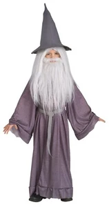 Lord Of The Rings Kids Gandalf Costume, M Age 5-7 Height 127-137 cm - Picture 1 of 1
