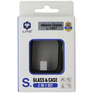 LITO S+ Glass & Rugged Case for Apple Watch Series 9/8/7 (45mm) - Green (L-1337) - Photo 1 sur 2