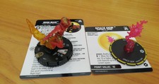 HEROCLIX IRON MAN 052 + SPACE GEM S004 - AVENGERS BLACK PANTHER & THE ILLUMINATI