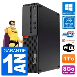 PC Lenovo ThinkCentre M910s SFF Pentium G4400 RAM 8Go Disque 1To Windows 10 Wifi - Photo 1/7