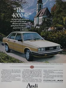 "Audi 400 4E 1981 vintage estampado original anuncio 8,5 x 11" - Imagen 1 de 8