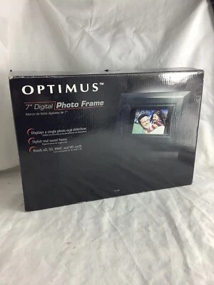 Optimus 7” Digital Photo Frame  New In Box ~ # 16-468 - Image 1 of 2