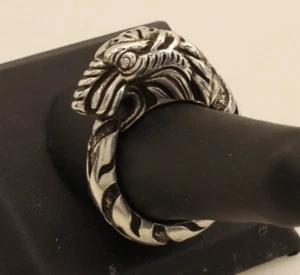 Anillo Gucci Cabeza de Tigre Plata Esterlina Talla 20/9 EE. UU. #9 - Imagen 1 de 13