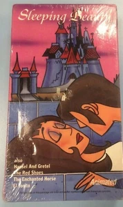 Sleeping Beauty VHS Tape Children's Video Pink Sleeve Sealed New Old Stock - Picture 1 of 3