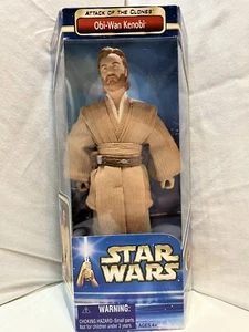 Hasbro Star Wars Attack of the Clones 2002 12 pulgadas Obi-Wan Kenobi nuevo en caja - Imagen 1 de 4
