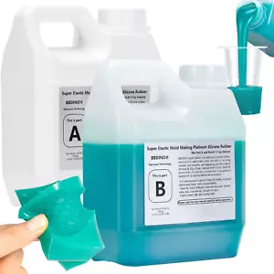 BBDINO Super Elastic Silicone Mould Making Kit, Liquid Silicone for Mould Rubber - Picture 1 of 9