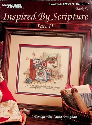 Inspired By Scripture Part #2 Cross Stitch Patterns By Leisure Arts - Image 1 of 3