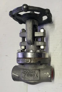 BONNEY FORGE HL-11 Gate Valve 1/2"-Threaded Bolted Bonnet Class-800 HL-11-T A105 - Picture 1 of 4