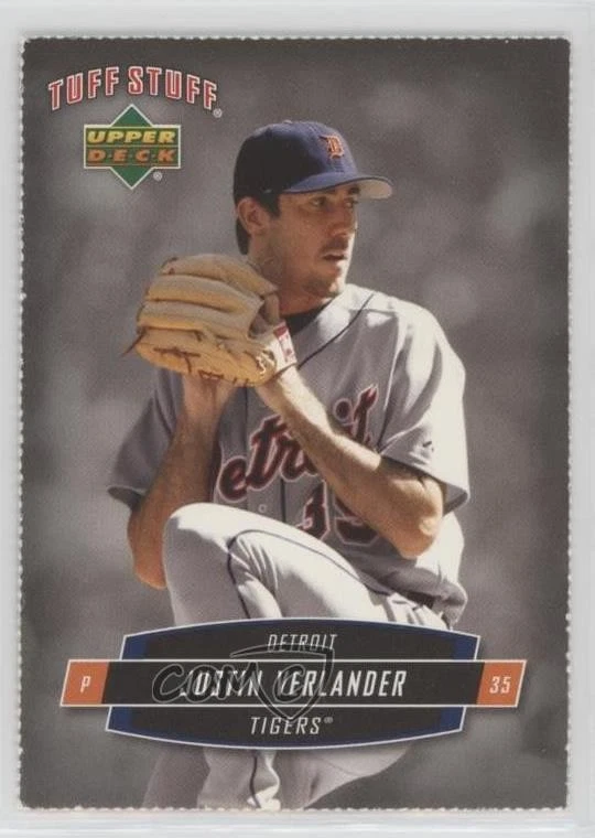 2006-07 Upper Deck Tuff Stuff Magazine Insert Justin Verlander #TSUD-22 - Image 1 of 2