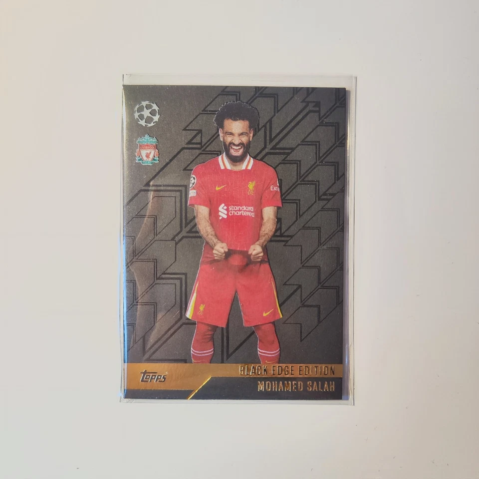 Topps Match Attax CL 24/25 2024/2025 Mohamed Salah Black Edge Edition BE9 - Image 1 of 1