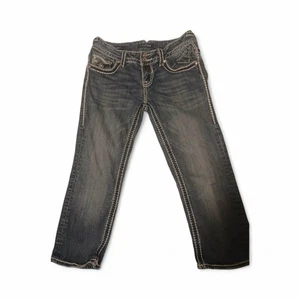 Pantalones de mezclilla capri para mujer Vigoss Hi Dublin talla 5/6 (JC46) - Imagen 1 de 10