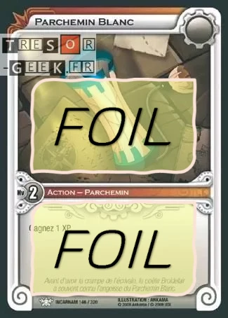 Parchemin Blanco LÁMINA [Colección Dofus 73/100 WAKFU] - Imagen 1 de 1