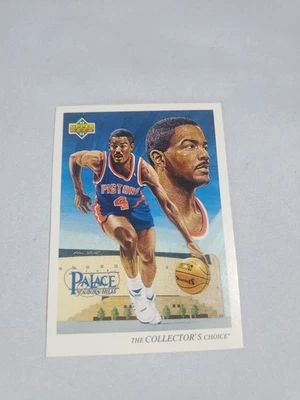 1992 Upper Deck The Collector's Choice Joe Dumars #53 Pistons - Image 1 of 4