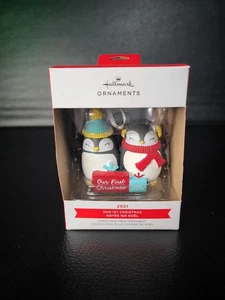 NUEVO Adorno Sello 2021 Nuestra Primera Navidad Juntos En Caja - Imagen 1 de 7