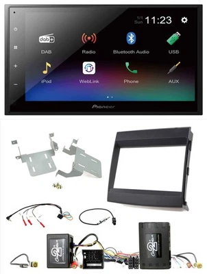 Pioneer USB Bluetooth DAB 2DIN Lenkrad Autoradio für Porsche Cayenne Soundsystem - Bild 1 von 4