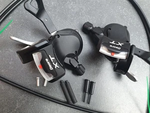 Shimano Deore XT 3x9 Shifter Set SL-M770 & NEW Cable kit Mega9 M9 VvGC - Picture 1 of 14