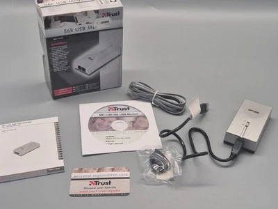 Trust 56k USB Modem mit Zubehör in OVP gebrauchter guter Zustand - Bild 1 von 4