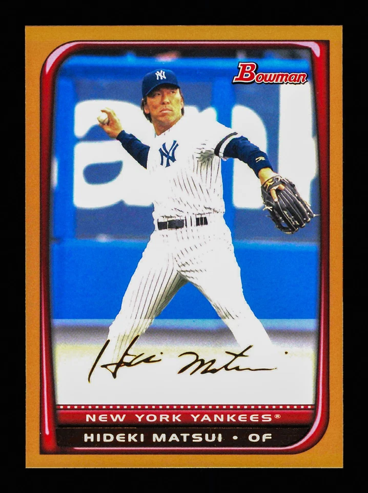 2008 Bowman #42 Hideki Matsui Gold New York Yankees - Image 1 of 2