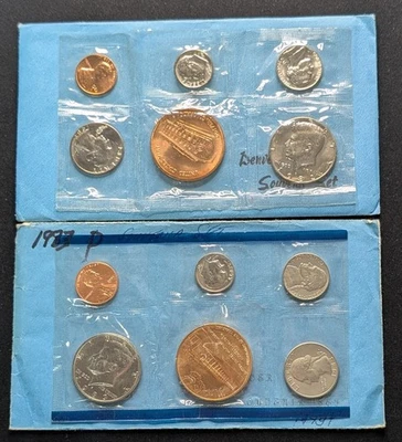 1982 & 1983 Denver Mint Souvenir Sets ~ Uncirculated US Mint Coins - Image 1 of 4