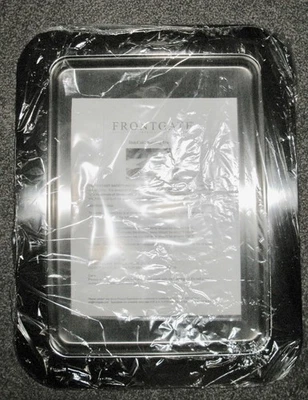 Frontgate Stainless Steel Rectangle Hot or Cold Thermo Serving Platter 18" x 14" - Image 1 of 3