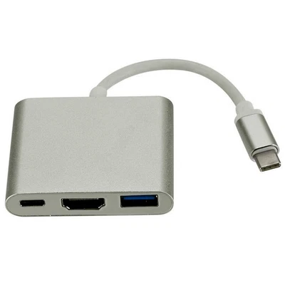  Hub USB da USB C a -Compatibile Sdoppiatore HUB USB 3.0 Docking Station6904 - Immagine 1 di 4