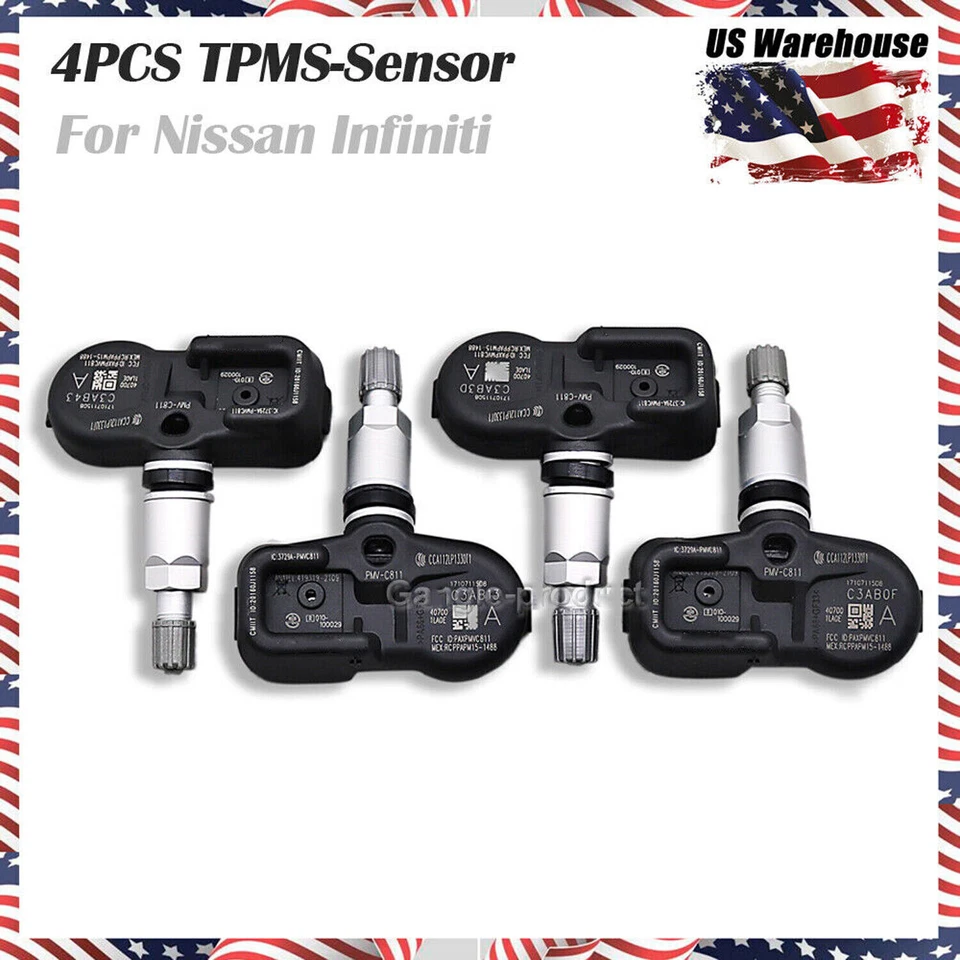 Sensor de neumáticos TPMS programado 315 MHz para Infiniti para EX35 EX37 FX35 40700-1LA0E Foto 1 de 4