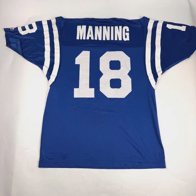 Camiseta deportiva de fútbol americano vintage de los Indianapolis Colts Peyton Manning campeón de la NFL para hombre 40 Foto 1 de 4