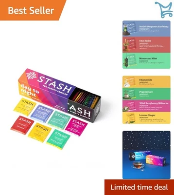 Чайный пробник с различными вкусами без кофеина и кофеина дневной и ночной чайный набор - Изображение 1 из 4