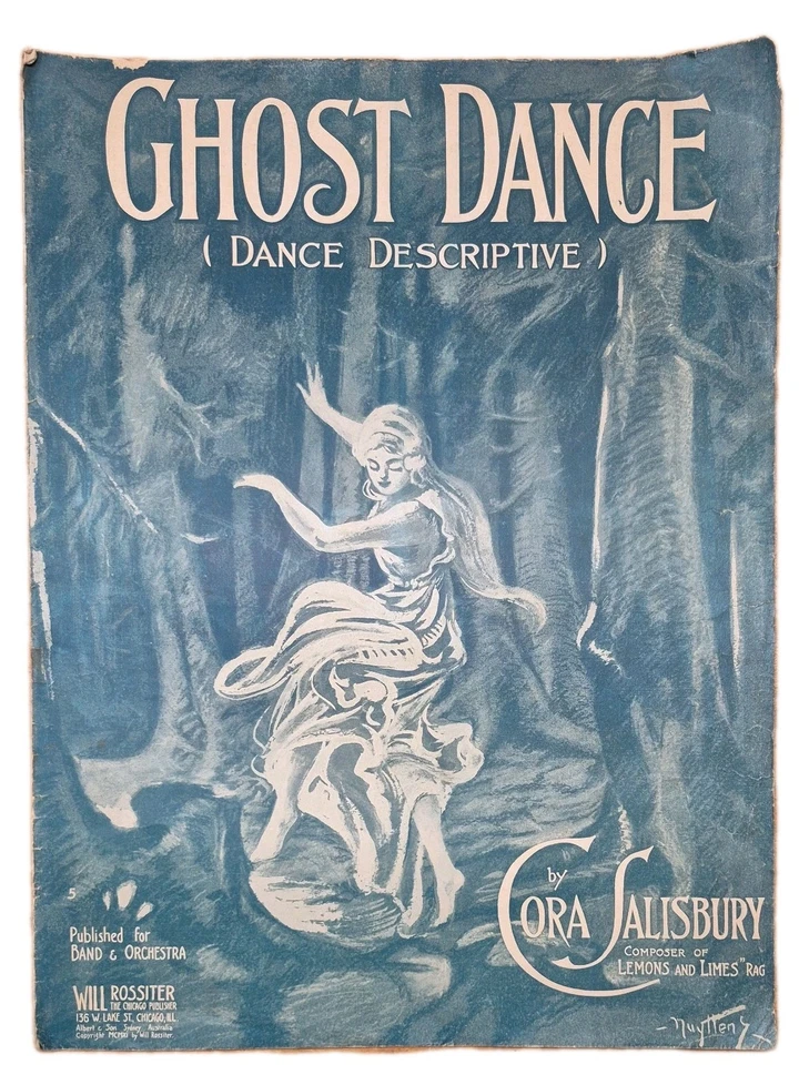 Partituras raras Ghost Dance 1911 de Cora Salisbury Foto 1 de 4
