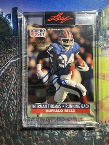 2023 Leaf Pro Set Memories Thurman Thomas Buyback Autograph Auto #57/88 Bills - Picture 1 of 7