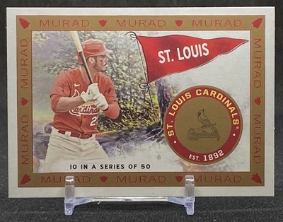 2021 Topps Allen & Ginter #MR-10 Nolan Arenado Cardinals Murad Reimagined - Image 1 of 2