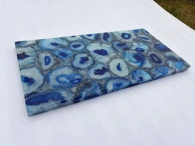 Blue Agate Tale Top, Stone Dining Table, Custom Dining Table, Home & Living Deco - Image 1 of 4