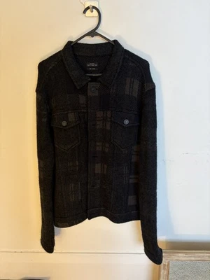 ALLSAINTS Wilson Wool Blend Men's Jacket Size LARGE - Image 1 of 3