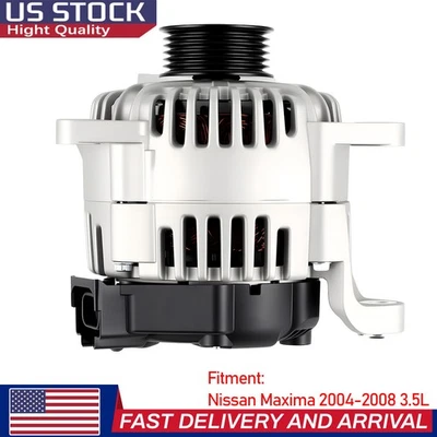 Genuine Alternator Fit 2004-2008 Nissan Maxima 3.5L 120Amp 23100-7Y020 / 11017 - Imagem 1 de 4