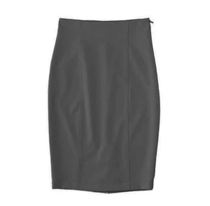 KORALLINE PE208/14 Gonna longuette con vita alta nuova collezione NERO S-M-L - Imagen 1 de 1